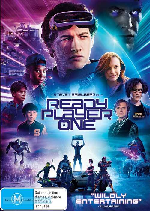 Ready Player One - Australian DVD movie cover