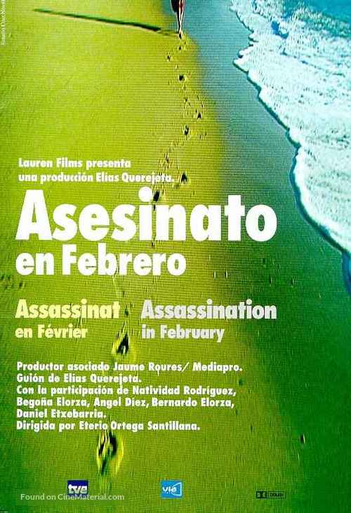 Asesinato en febrero - Spanish Movie Poster
