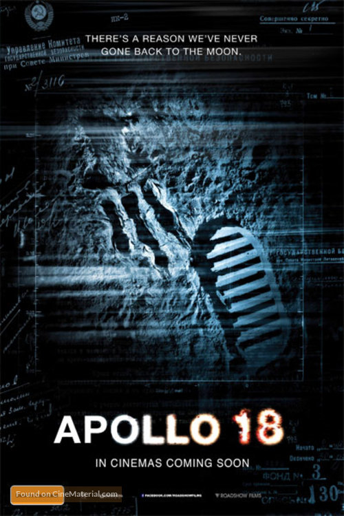 Apollo 18 - Australian Movie Poster