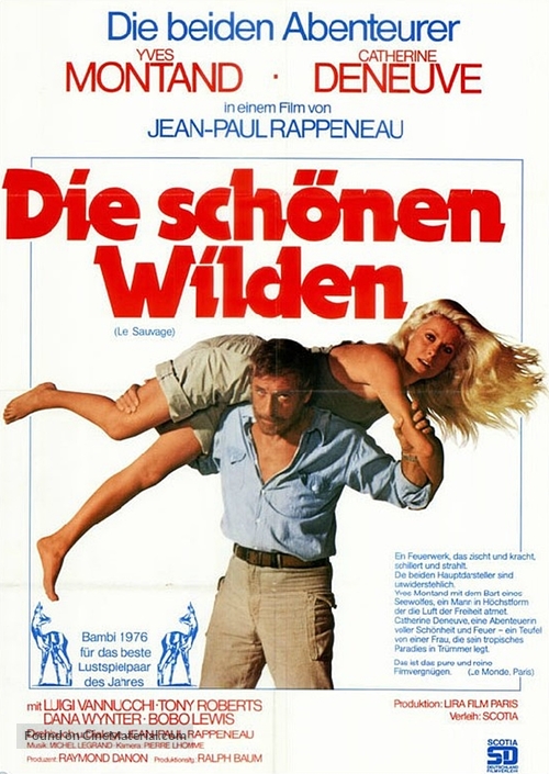 Le Sauvage - German Movie Poster