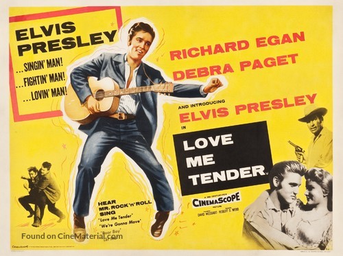 Love Me Tender - British Movie Poster