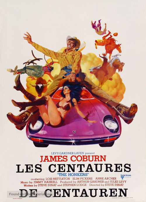 The Honkers - Belgian Movie Poster