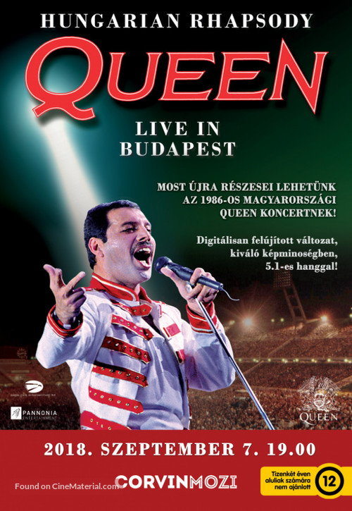 Var&aacute;zslat - Queen Budapesten - Hungarian Movie Poster