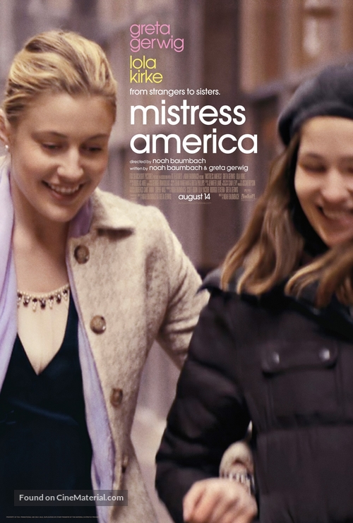 Mistress America - British Movie Poster