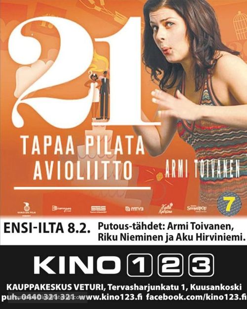 21 tapaa pilata avioliitto - Finnish Movie Poster