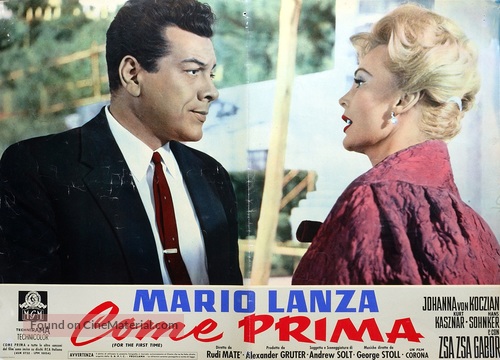 For the First Time - Italian poster
