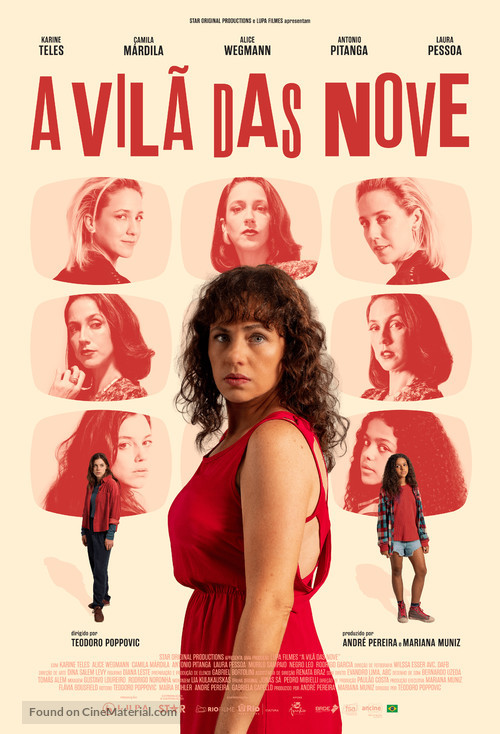 A Vil&atilde; das Nove - Brazilian Movie Poster