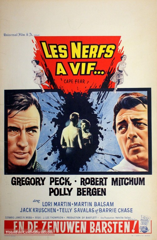Cape Fear - Belgian Movie Poster