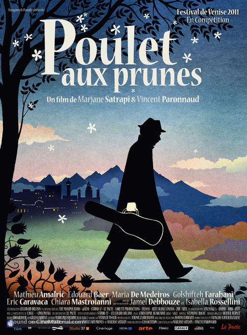 Poulet aux prunes - French Movie Poster