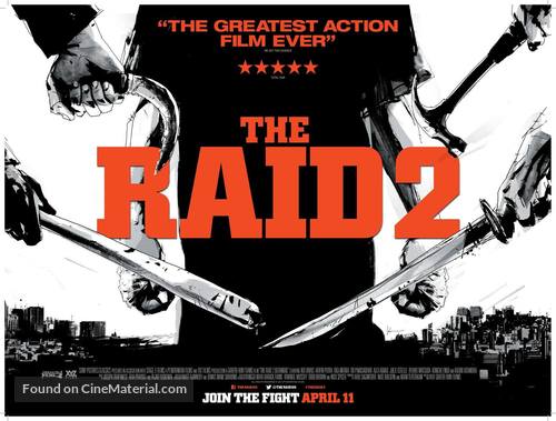 The Raid 2: Berandal - British Movie Poster