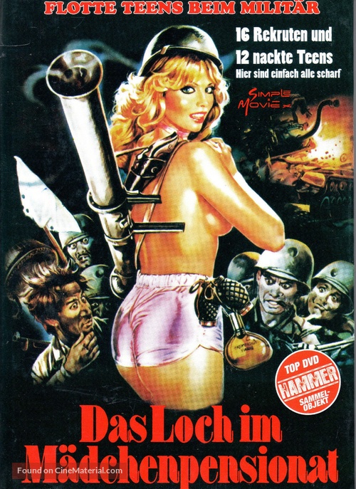 Les bidasses au pensionnat - German DVD movie cover