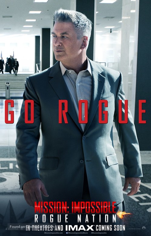 Mission: Impossible - Rogue Nation - Character movie poster