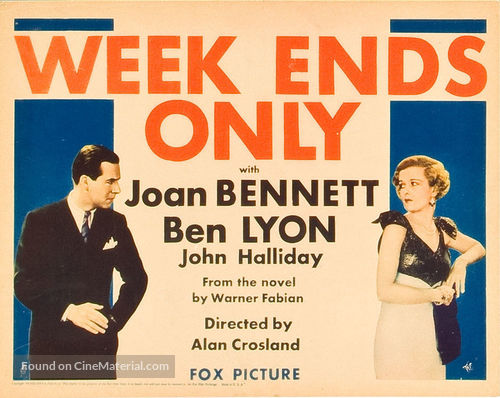 Week Ends Only - Movie Poster