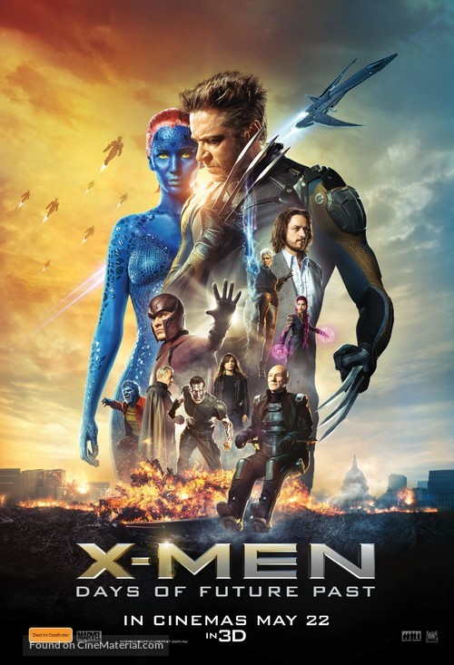 X-Men: Days of Future Past - Australian Movie Poster