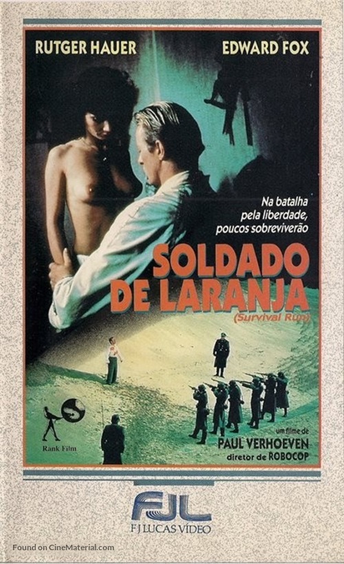 Soldaat van Oranje - Brazilian VHS movie cover
