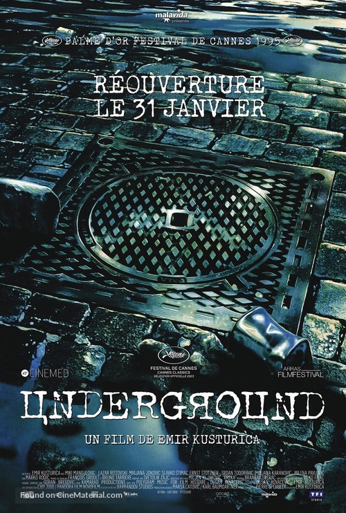 Underground - French Re-release movie poster