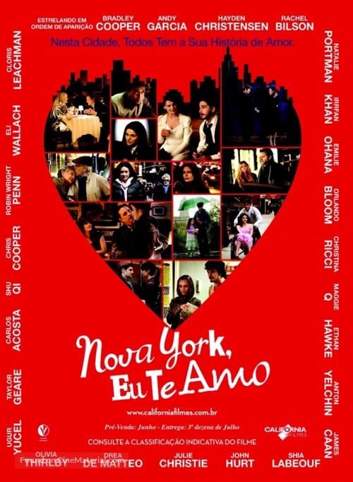 New York, I Love You - Brazilian Movie Poster