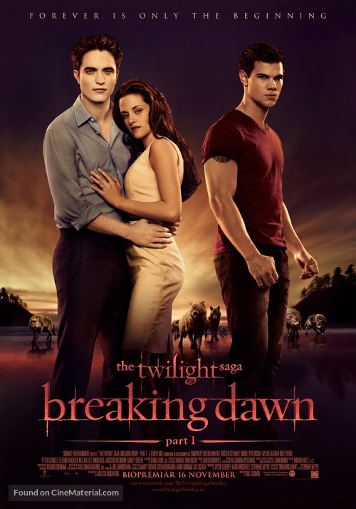 The Twilight Saga: Breaking Dawn - Part 1 - Swedish Movie Poster