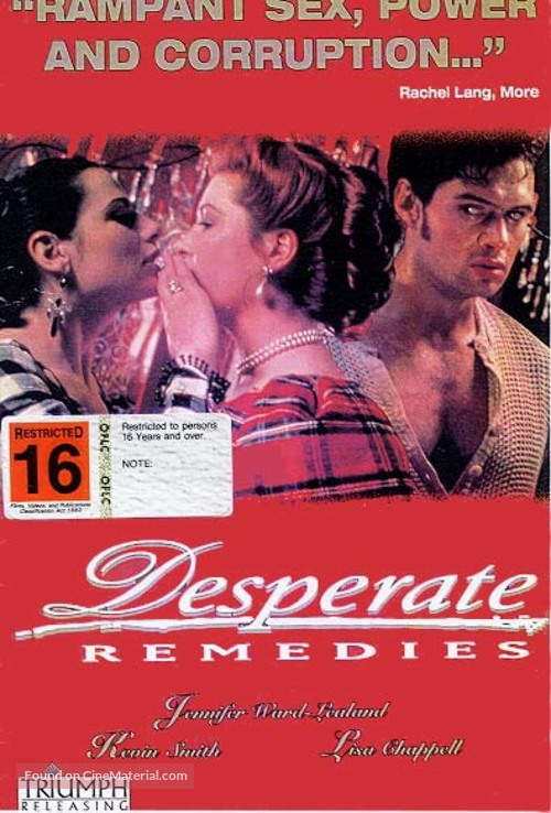 Desperate Remedies - New Zealand poster