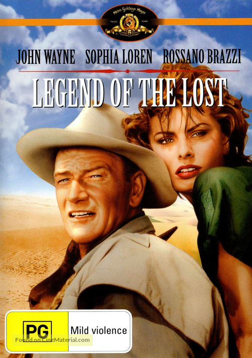 Legend of the Lost - Australian DVD movie cover