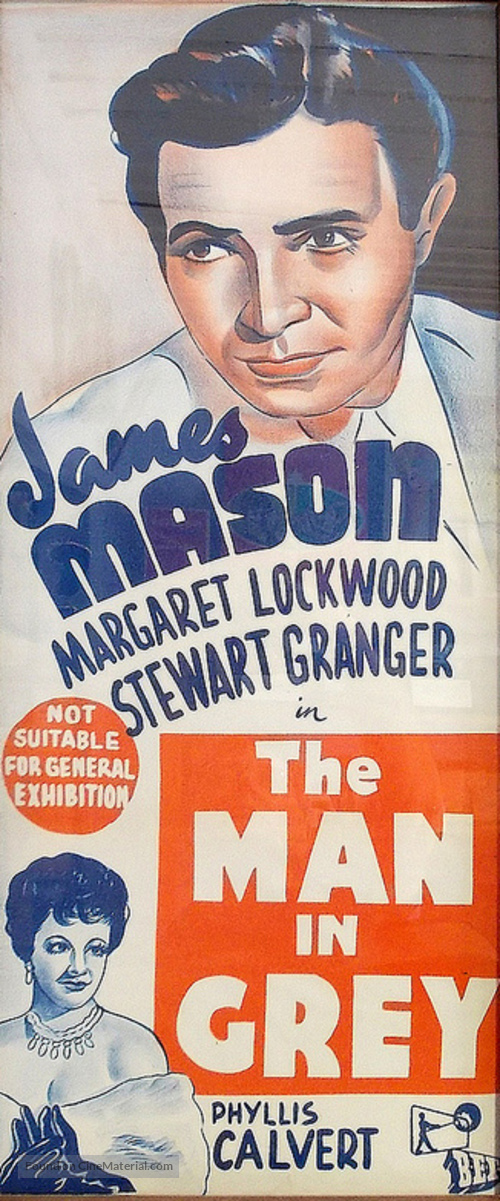 The Man in Grey - Australian Movie Poster
