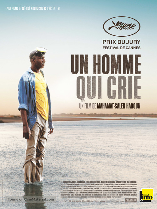 Un homme qui crie - French Movie Poster