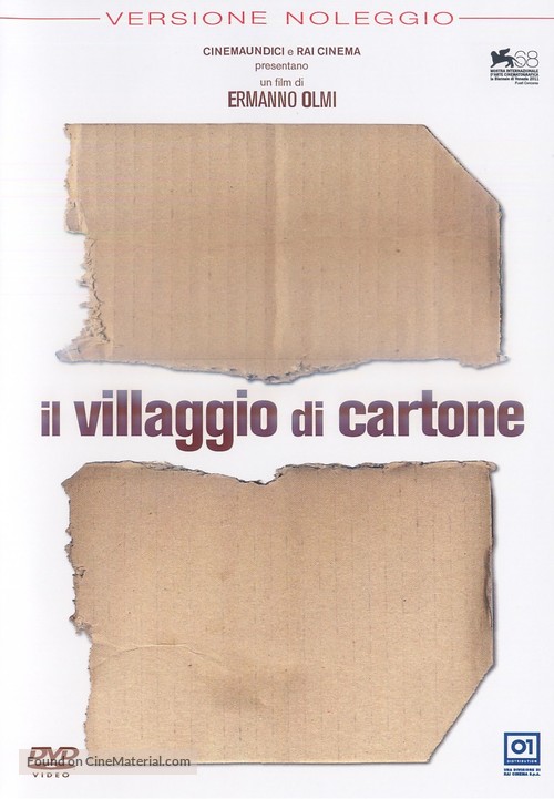 Il villaggio di cartone - Italian DVD movie cover