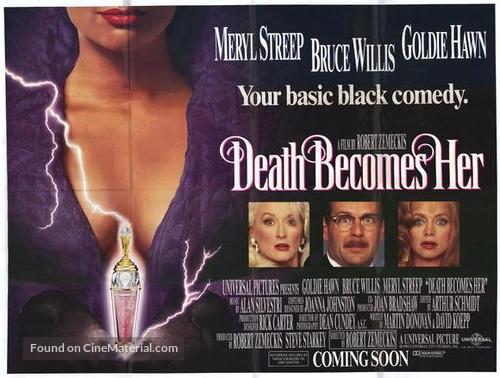 Death Becomes Her - British Movie Poster