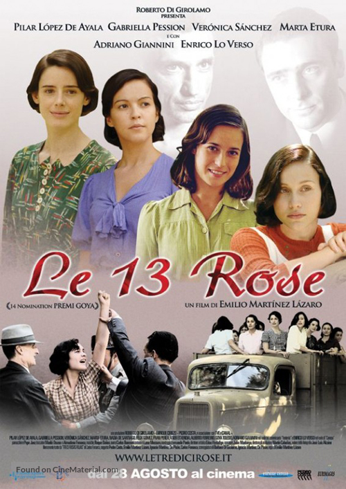 Las 13 rosas - Italian Movie Poster