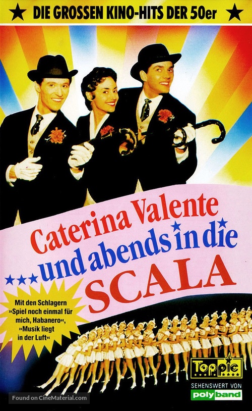 ...und abends in die Scala - German VHS movie cover