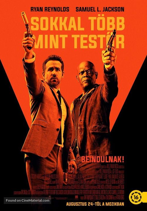 The Hitman&#039;s Bodyguard - Hungarian Movie Poster