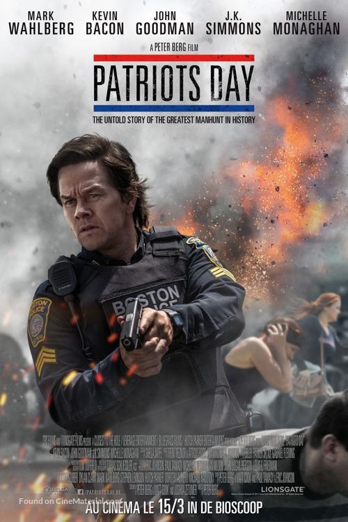 Patriots Day - Belgian Movie Poster