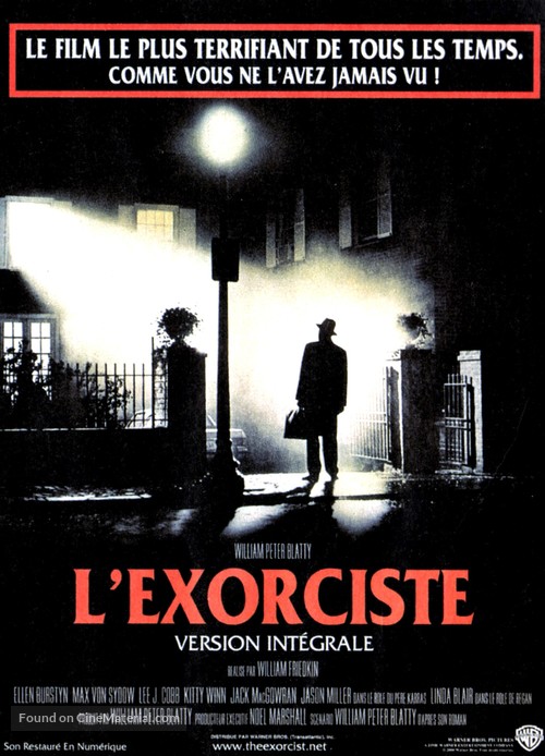 The Exorcist - French Re-release movie poster