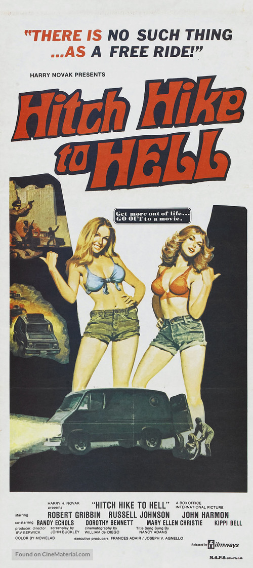 Hitch Hike to Hell - Australian Movie Poster