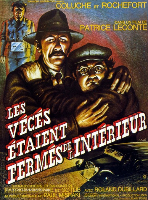 Les v&eacute;c&eacute;s &eacute;taient ferm&eacute;s de l&#039;int&eacute;rieur - French Movie Poster