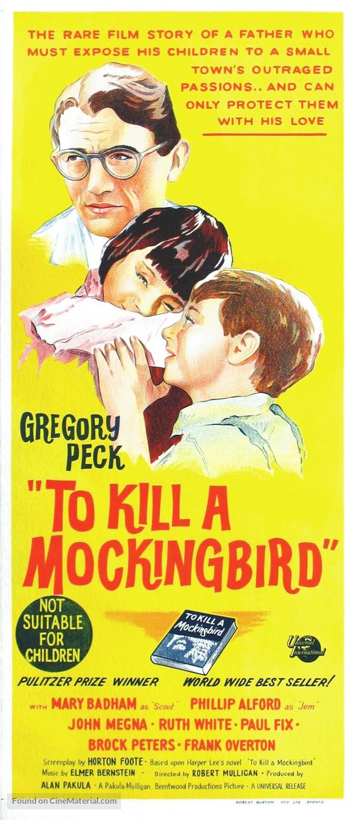 To Kill a Mockingbird - Australian Movie Poster