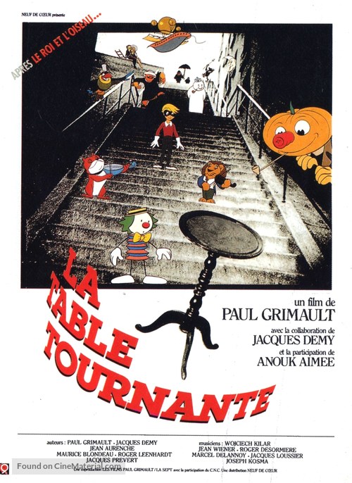 Table tournante, La - French Movie Poster