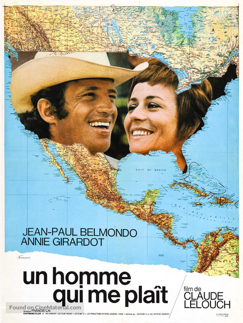 Un homme qui me pla&icirc;t - French Movie Poster
