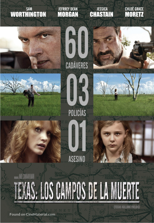 Texas Killing Fields - Argentinian DVD movie cover