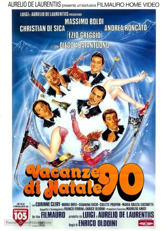 Vacanze Di Natale 90 1990 Italian Movie Cover