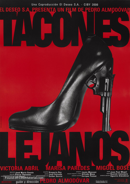 Tacones lejanos - Spanish Movie Poster