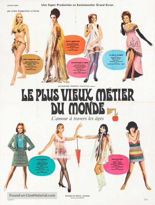 Le plus vieux m&egrave;tier du monde - French Movie Poster