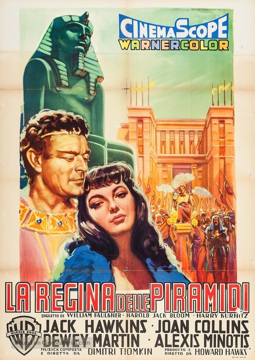Land of the Pharaohs - Italian Movie Poster