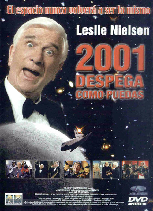 2001: A Space Travesty - Spanish DVD movie cover