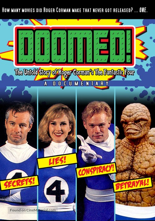 Doomed: The Untold Story of Roger Corman&#039;s the Fantastic Four - DVD movie cover