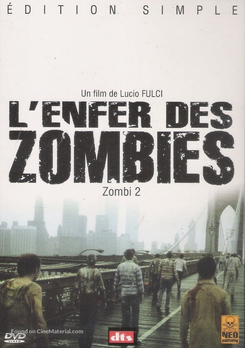 Zombi 2 - French DVD movie cover