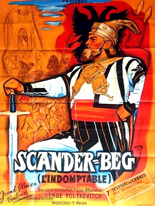 Velikiy voin Albanii Skanderbeg - French Movie Poster