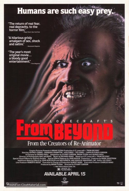 From Beyond - Movie Poster