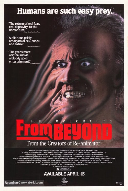 From Beyond - Movie Poster