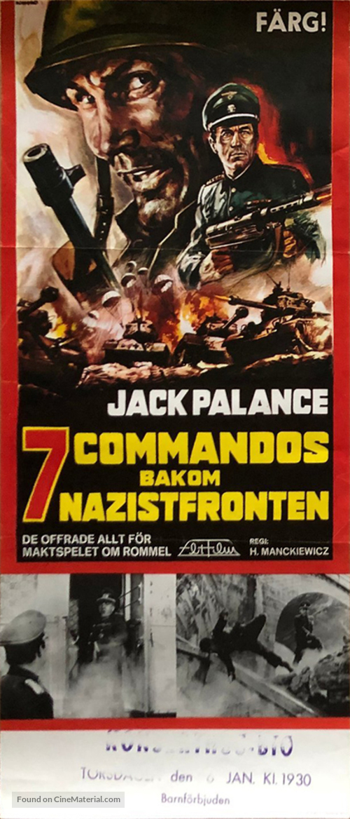 Hora cero: Operaci&oacute;n Rommel - Swedish Movie Poster